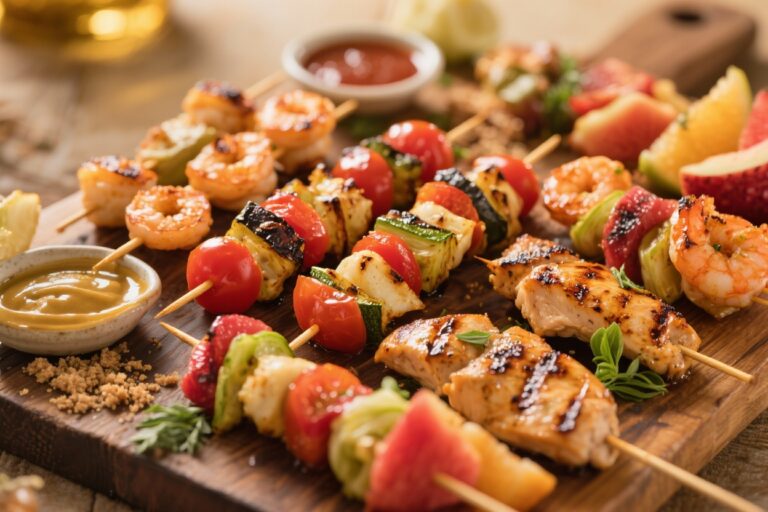 8 Appetizers on a Stick That’ll Steal the Show (no Plates Needed!)