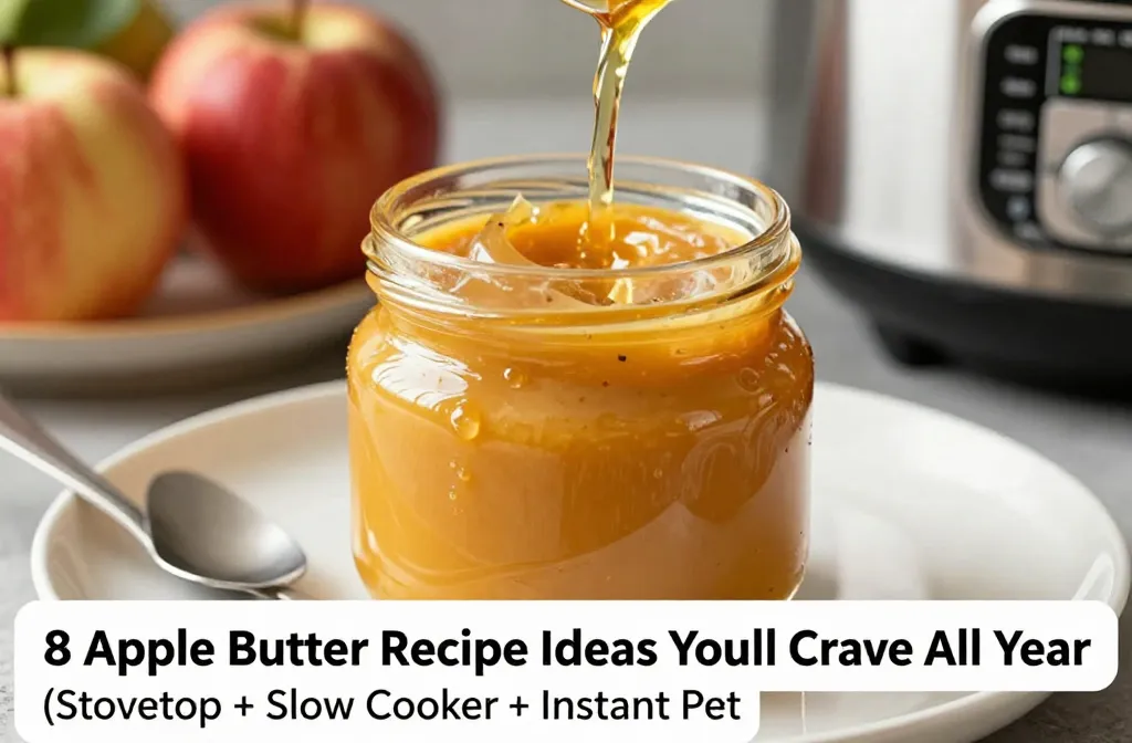 8 Apple Butter Recipe Ideas You’ll Crave All Year (Stovetop + Slow Cooker + Instant Pot)