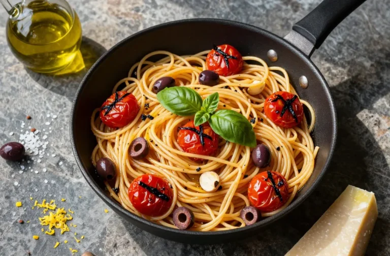 7 Mediterranean Olive Tomato Pasta Recipes That Slap