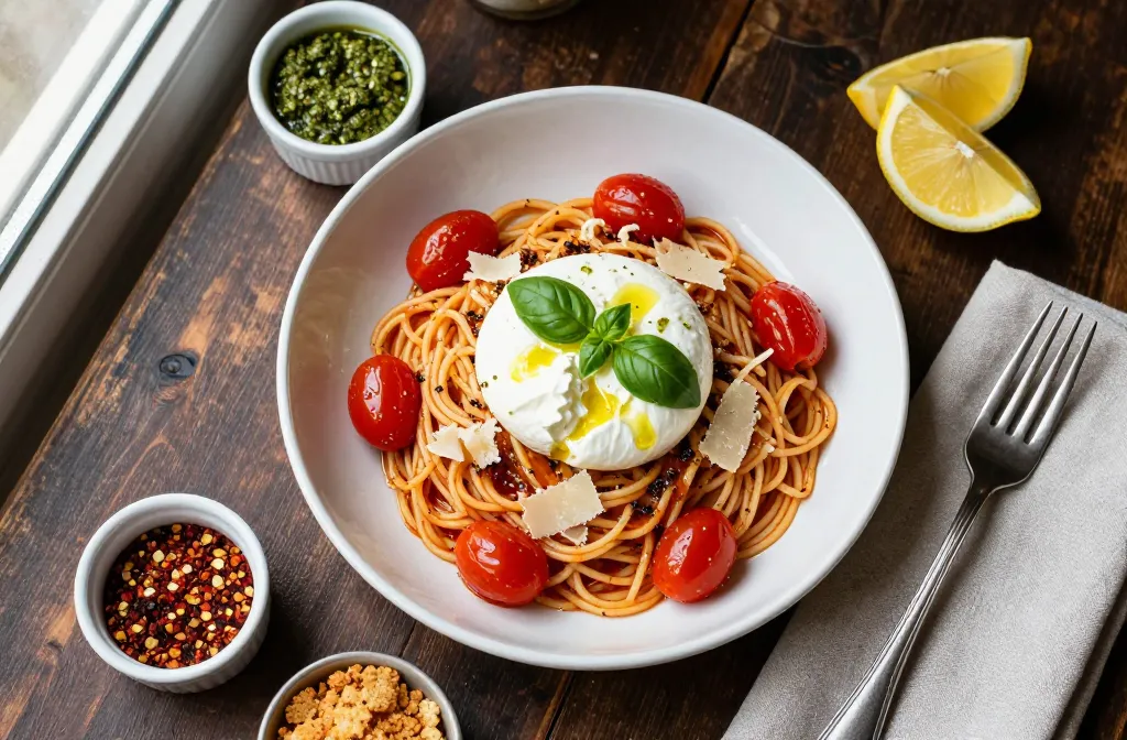 7 Burrata Tomato Spaghetti Bowls You’Ll Crave Tonight