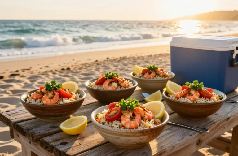 7 Beach Dinner Ideas (Cooler-Friendly, No-Fuss, Family Style) Your Best Beach-Feast Tonight