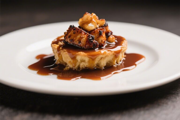 BBQ Dessert That Brings the Wow Factor – Grilled Pound Cake With Caramelized Peaches