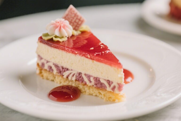 Beautiful Dessert That Is Almost Too Pretty to Slice – A Light, Luscious Berry Mousse Cake